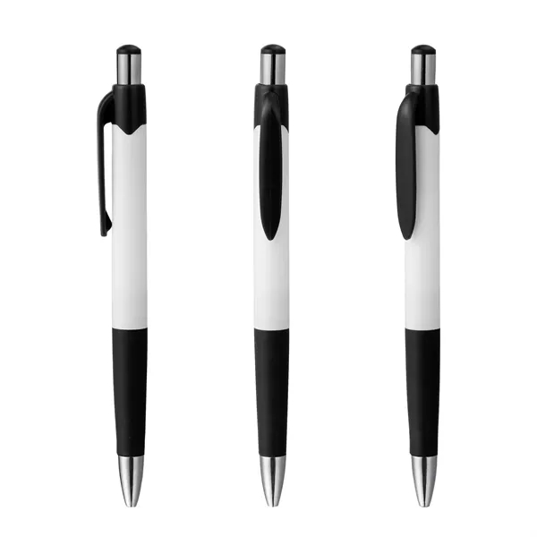 5 Day Rush 1.0mm Retractable Ballpoint Pen W/ Soft Grip