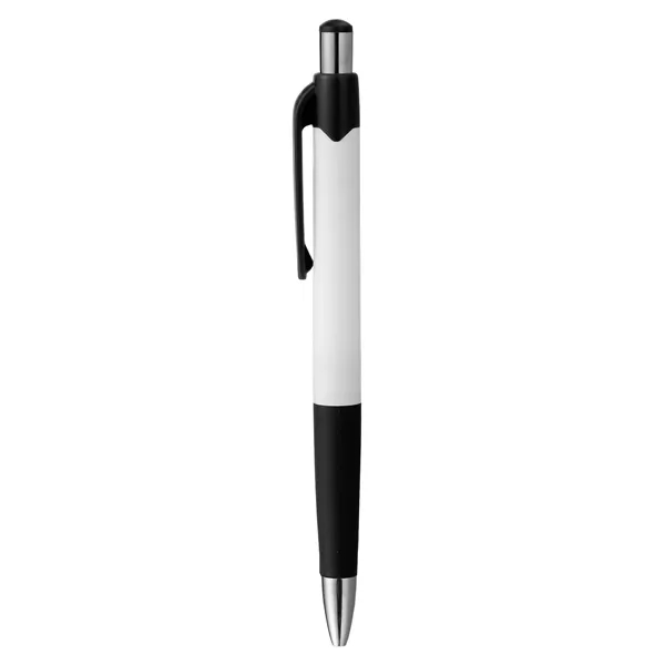 5 Day Rush 1.0mm Retractable Ballpoint Pen W/ Soft Grip