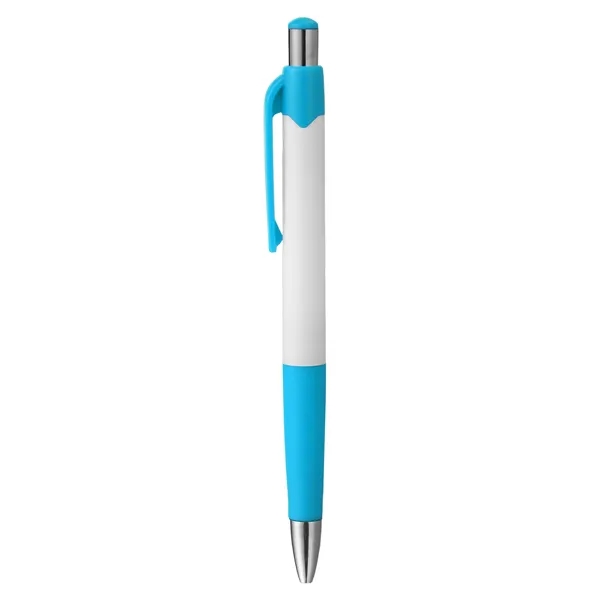 5 Day Rush 1.0mm Retractable Ballpoint Pen W/ Soft Grip