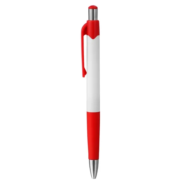 5 Day Rush 1.0mm Retractable Ballpoint Pen W/ Soft Grip