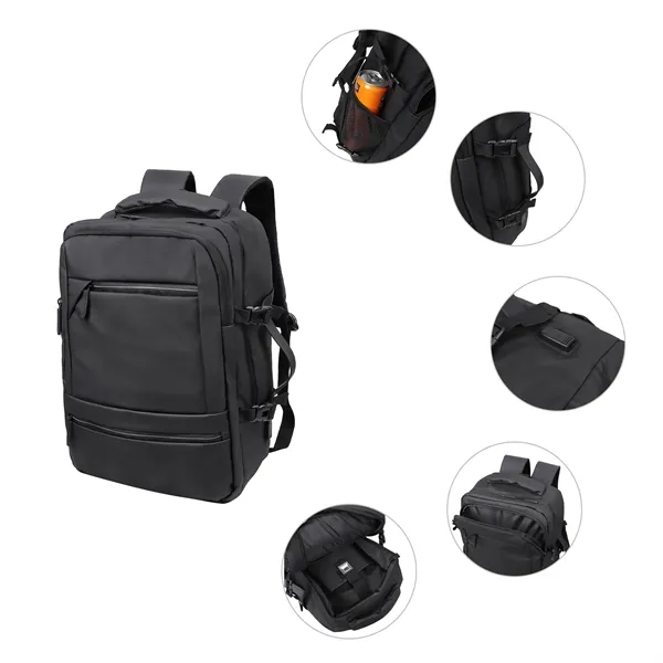 5 Day Rush Carry On Travel Laptop Backpack W/ Charging Port