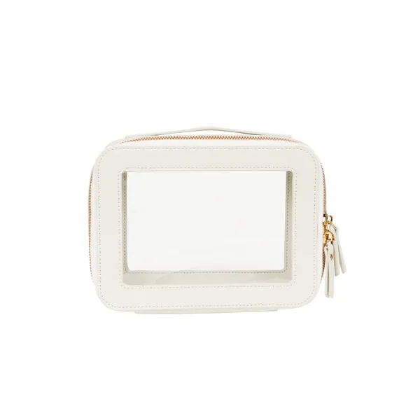 5 Day Rush Portable PU Leather Waterproof Clear Makeup Bag
