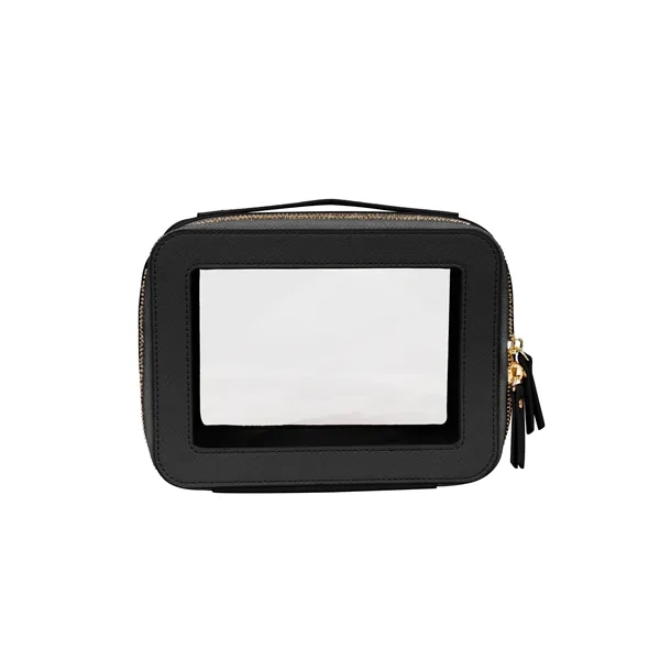5 Day Rush Portable PU Leather Waterproof Clear Makeup Bag