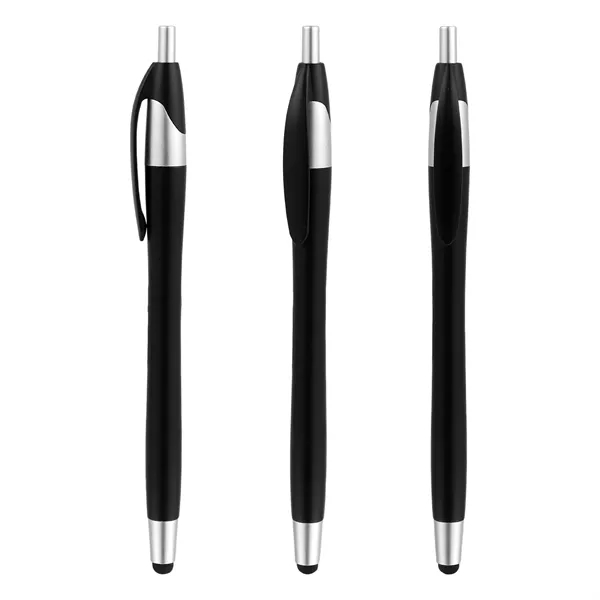 5 Day Rush 2 In 1 Retractable Ballpoint Pen W/ Stylus Tip