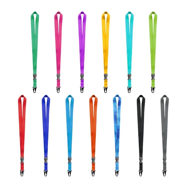 4 Day Rush 3/4" Quick Release Lanyard W/ Sling Clasp Hook