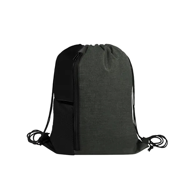 5 Day Rush Sports Drawstring Backpack W/Zipper Pocket