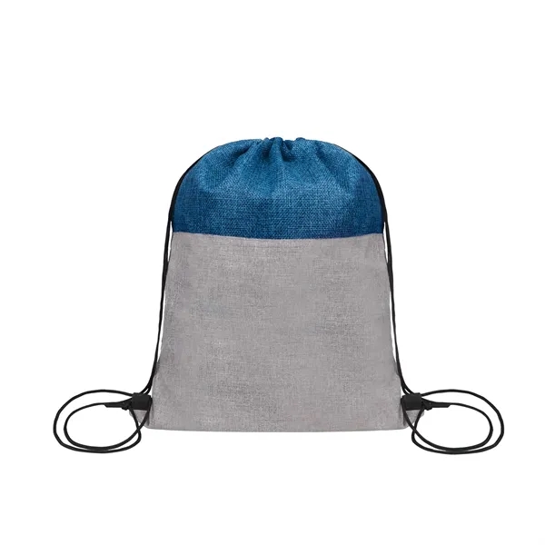 5 Day Rush Two Tone Drawstring Backpack Bag 13"x16.5"