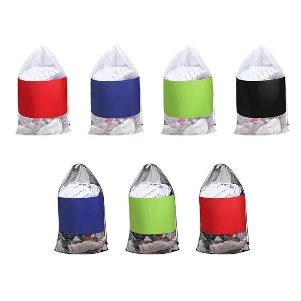 5 Day Rush Large Drawstring Mesh Laundry Bag 25"x36"