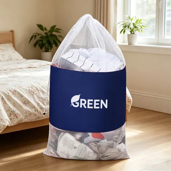 5 Day Rush Large Drawstring Mesh Laundry Bag 25"x36"