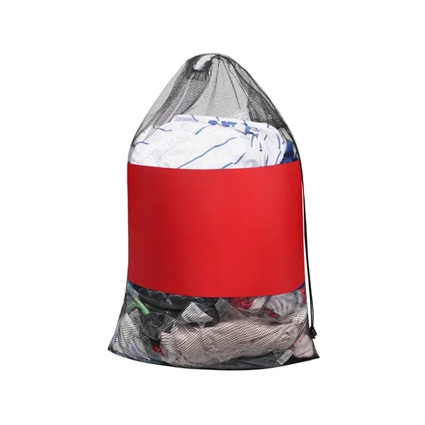 5 Day Rush Large Drawstring Mesh Laundry Bag 25"x36"