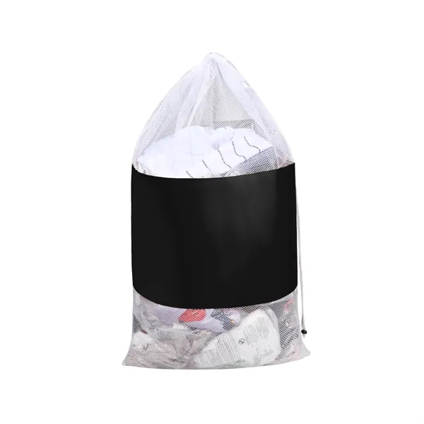 5 Day Rush Large Drawstring Mesh Laundry Bag 25"x36"