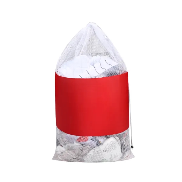 5 Day Rush Large Drawstring Mesh Laundry Bag 25"x36"