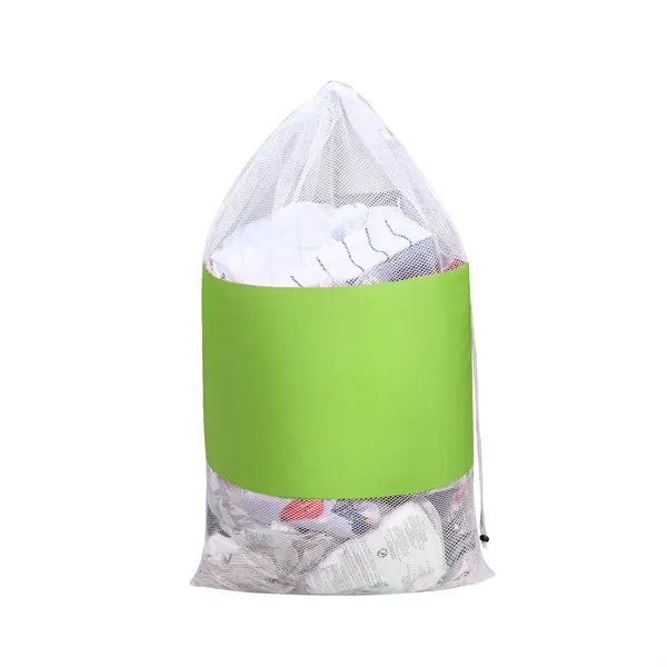 5 Day Rush Large Drawstring Mesh Laundry Bag 25"x36"