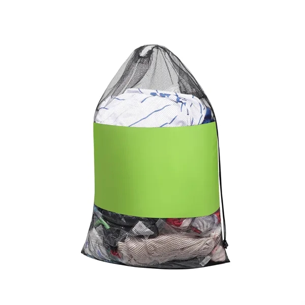 5 Day Rush Large Drawstring Mesh Laundry Bag 25"x36"