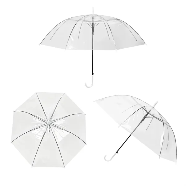 4 Day Rush 42" Arc Auto Open Clear Umbrella Wedding