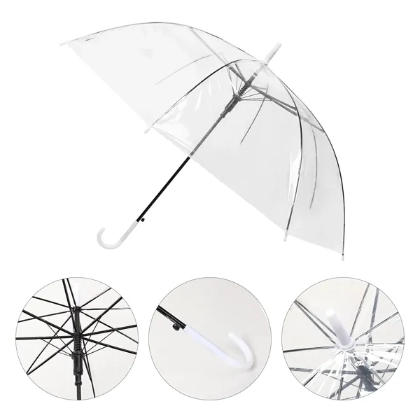 4 Day Rush 42" Arc Auto Open Clear Umbrella Wedding