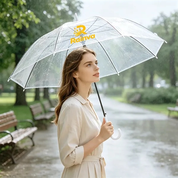 4 Day Rush 42" Arc Auto Open Clear Umbrella Wedding