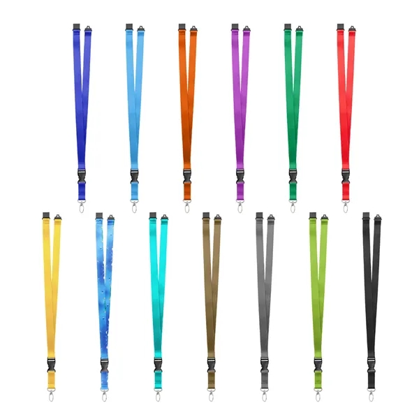 4 Day Rush 3/4" Dye Sublimated Detachable Breakaway Lanyard