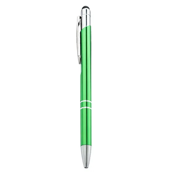 5 Day Rush 2 in 1 Retractable Metal Ballpoint Pen W/ Stylus