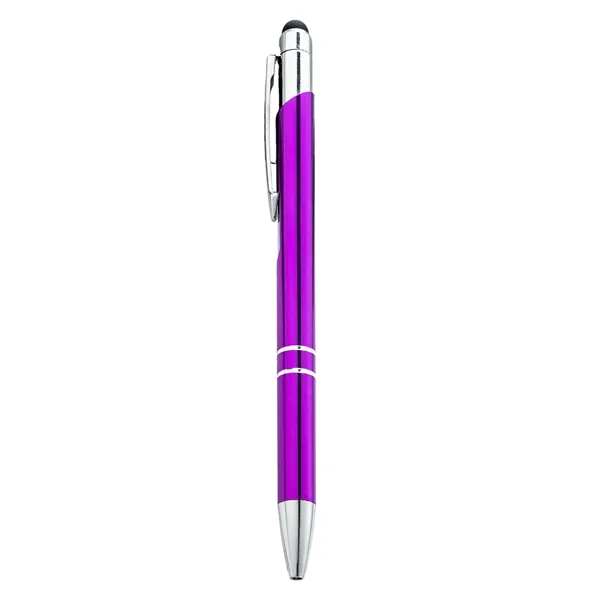 5 Day Rush 2 in 1 Retractable Metal Ballpoint Pen W/ Stylus