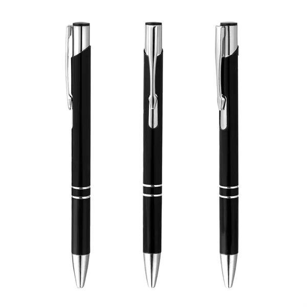 5 Day Rush 1.0mm Sleek Metal Click Ballpoint Pen