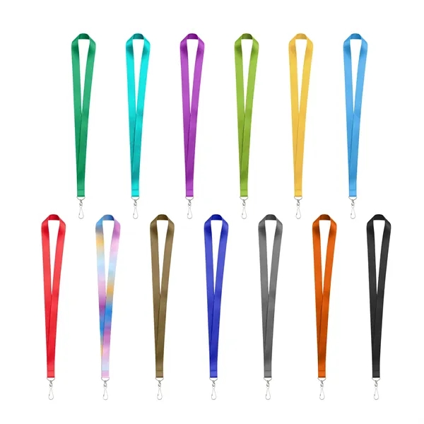 4 Day Rush 3/4" Dye Sublimation ID Badge Lanyard