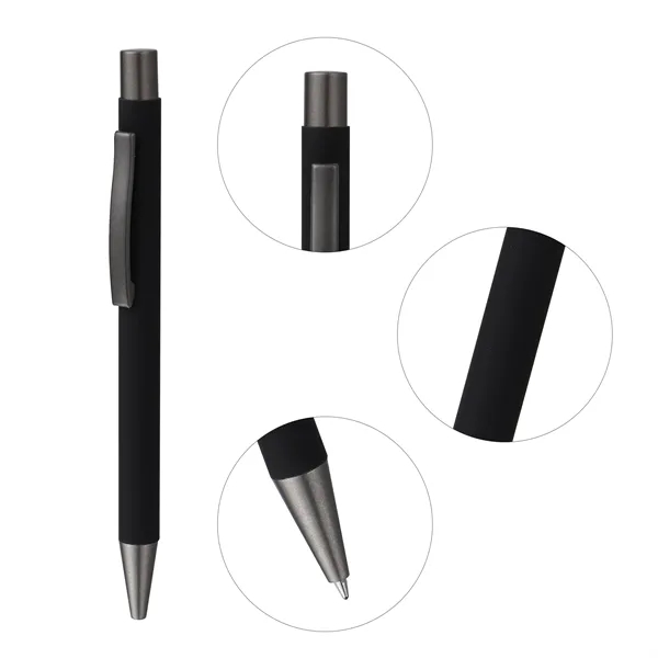 5 Day Rush 1.0mm Soft Touch Metal Click Pen