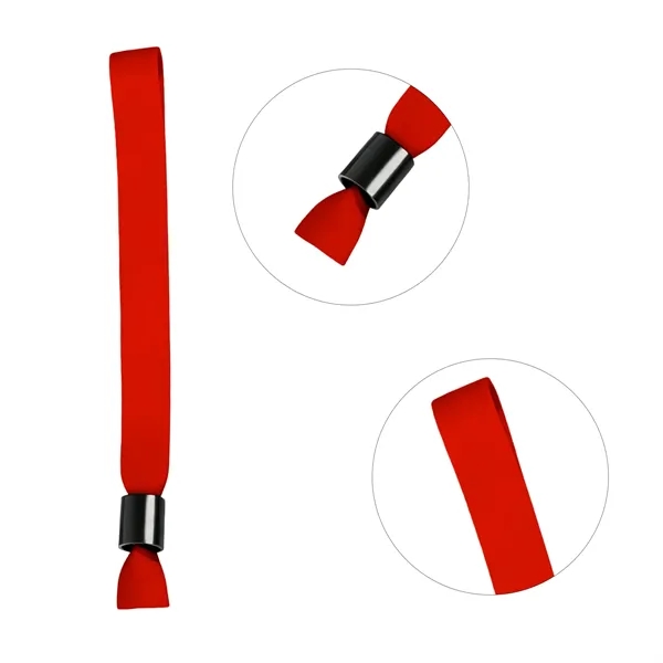 3 Day Rush 0.6" Full Color Event Wristband W/ Locking Bead