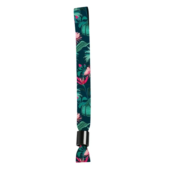 3 Day Rush 0.6" Full Color Event Wristband W/ Locking Bead