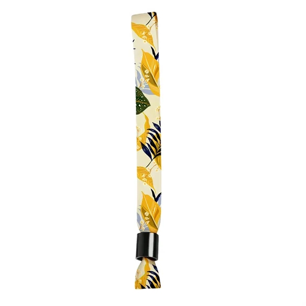 3 Day Rush 0.6" Full Color Event Wristband W/ Locking Bead