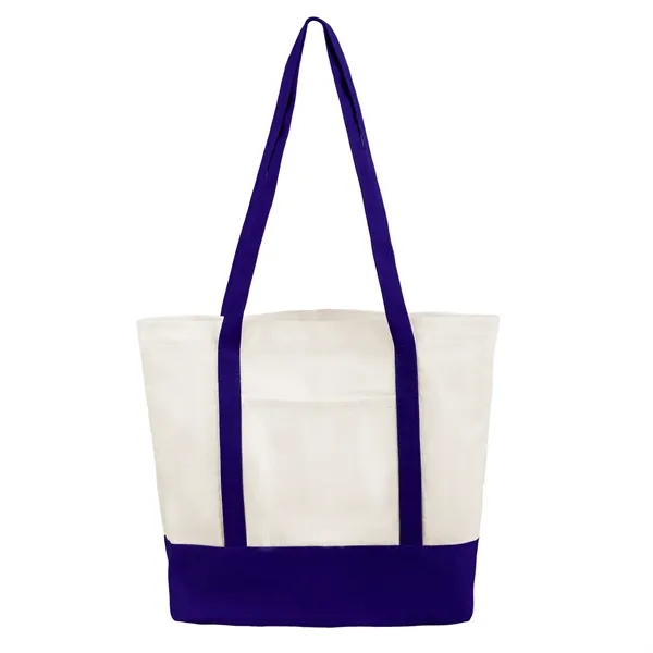 5 Day Rush 12Oz Cotton Canvas Boat Tote Bag W/ Front Pocket