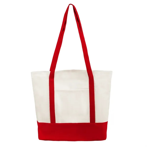 5 Day Rush 12Oz Cotton Canvas Boat Tote Bag W/ Front Pocket