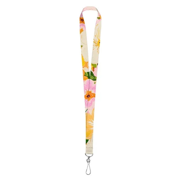 3 Day Rush 3/4" Custom Lanyard W/ Clear PVC Badge Holder