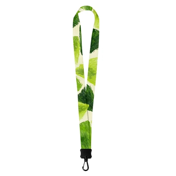 5 Day Rush 3/4" Full Color Lanyard W/ Swivel Plastic J Hook