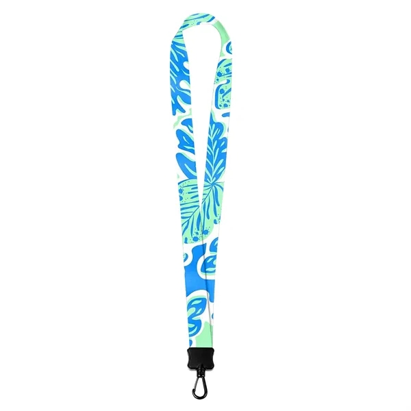 5 Day Rush 3/4" Full Color Lanyard W/ Swivel Plastic J Hook