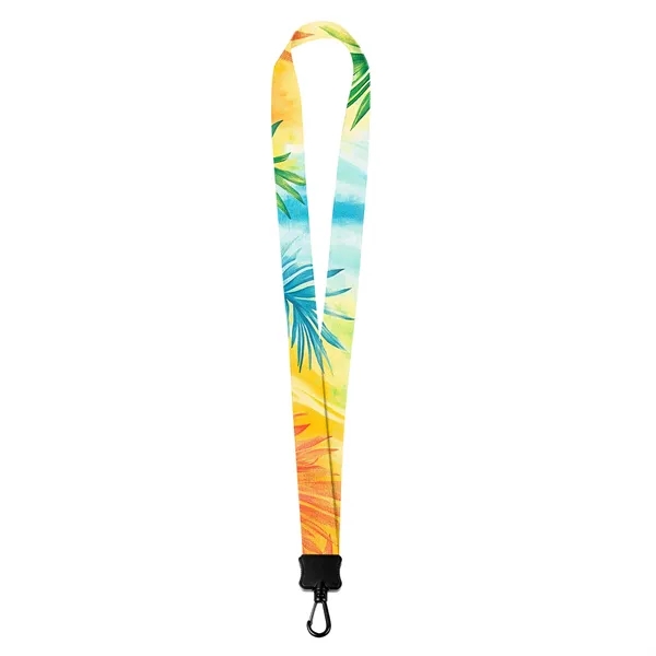 5 Day Rush 3/4" Full Color Lanyard W/ Swivel Plastic J Hook