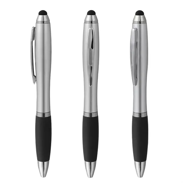 5 Day Rush Soft Touch Stylus Ballpoint Pen W/ Twist Action