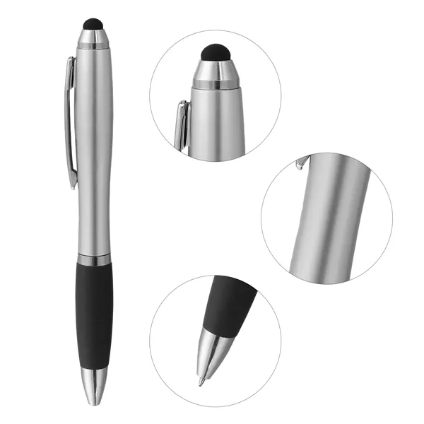5 Day Rush Soft Touch Stylus Ballpoint Pen W/ Twist Action