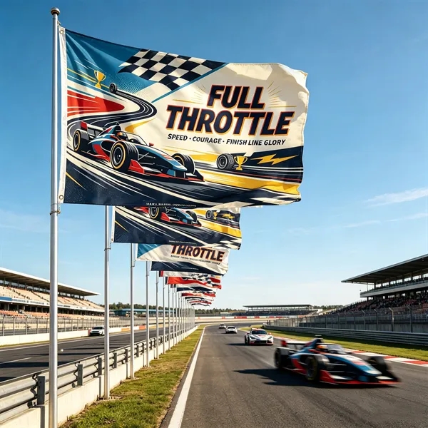 2 Day Rush 5'x8' Large Double Side Full Color Polyester Flag