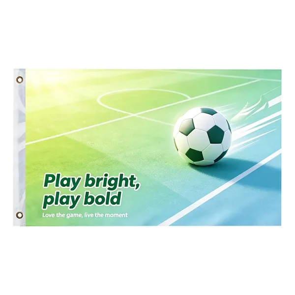 3 Day Rush 3'x5' 300D Oxford Full Color Custom Flag
