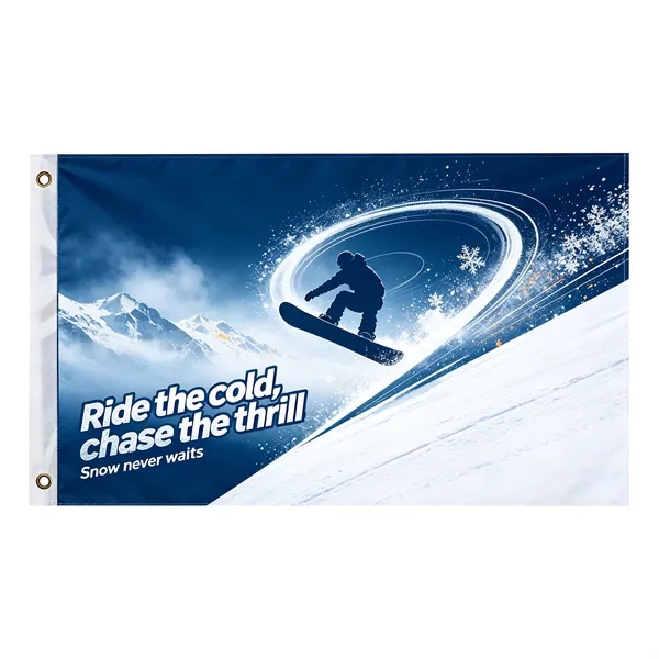 3 Day Rush 3'x5' 300D Oxford Full Color Custom Flag