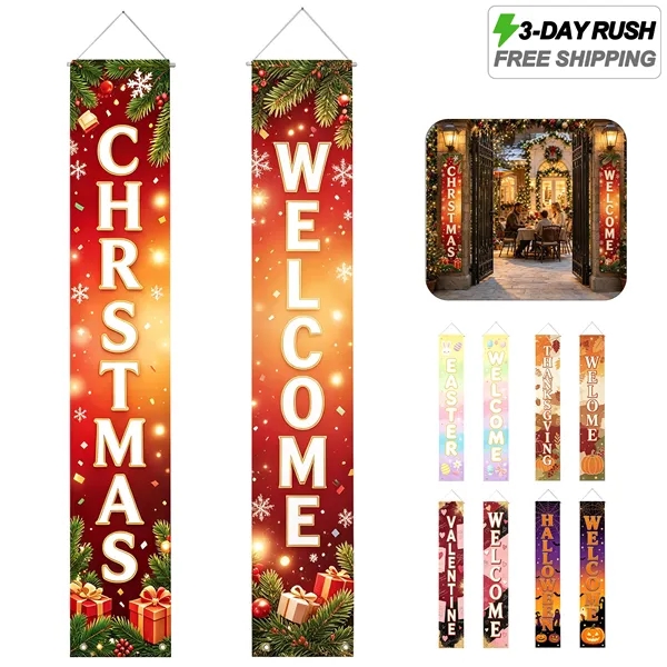 3 Day Rush Custom Oxford Couplets Welcome Porch Banner Set