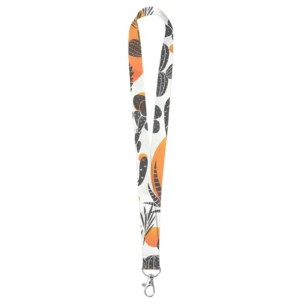 5 Day Rush 1" Dye Sublimated Polyester Lanyard For ID Badge