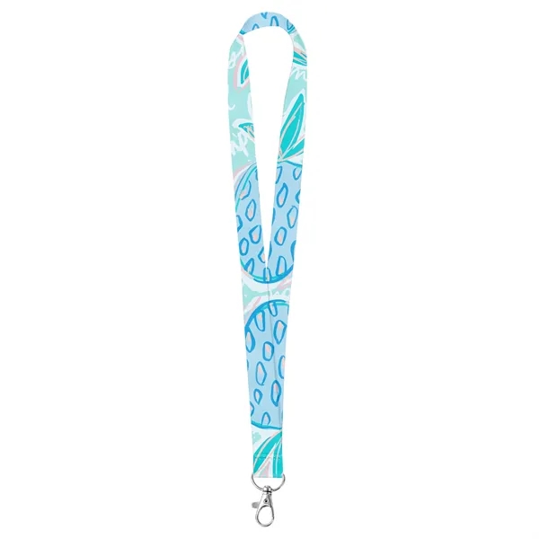 5 Day Rush 1" Dye Sublimated Polyester Lanyard For ID Badge