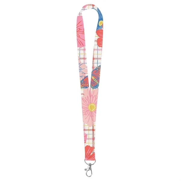 5 Day Rush 1" Dye Sublimated Polyester Lanyard For ID Badge