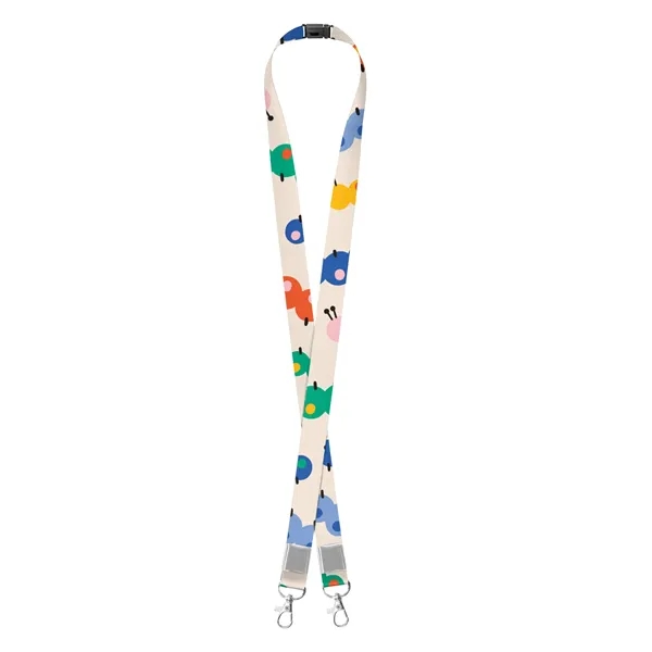 4 Day Rush 3/4" Double Ended Breakaway Lanyard W/Metal Crimp
