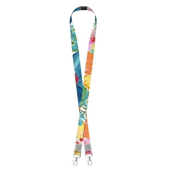 4 Day Rush 3/4" Double Ended Breakaway Lanyard W/Metal Crimp