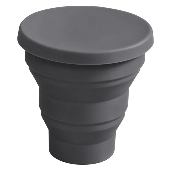 7Oz Reusable Silicone Collapsible Cup W/ Lid