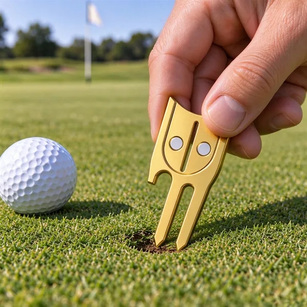 5 In 1 Multi Function Metal Golf Divot Tool