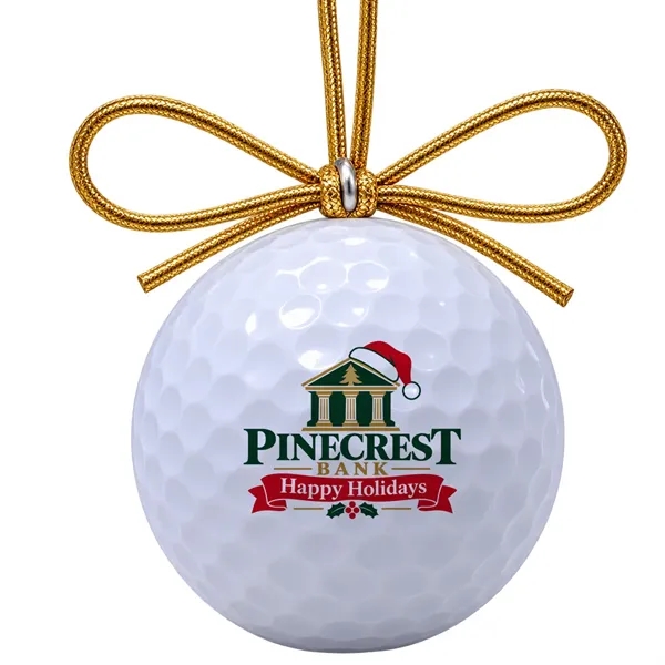 Golf Ball Holiday Ornament